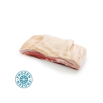 Frozen Cut Pork Belly Thick Sliced Brazil