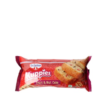 Dr Oetker Kuppies Fruit And Nut Cake 125g