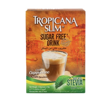 Tropicana Slim Sugar Free Drink Vanilla Cappuccino 12g