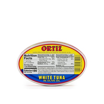 Conservas Ortiz White Fin Tuna 112g