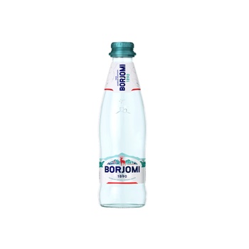 Borjomi Mineral Sparkling Water Glass Bottle 500ml