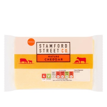 Sainsburys Stamford Street Mature Cheddar 400g