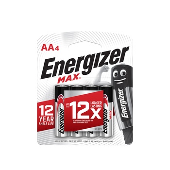 Energizer AA Alkaline (Pack 4)