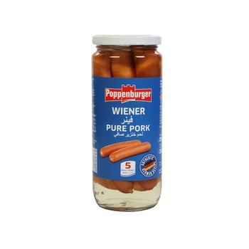 Poppenburger Wiener 5 Sausages 250g