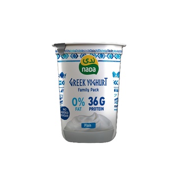 Nada Greek Plain Yogurt 360g 0% Fat