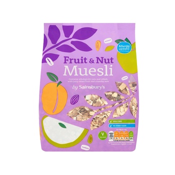 Sainsburys Muesli Fruit And Nut 750g