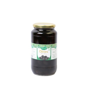 Family Whole Black Olives Bottle 575g