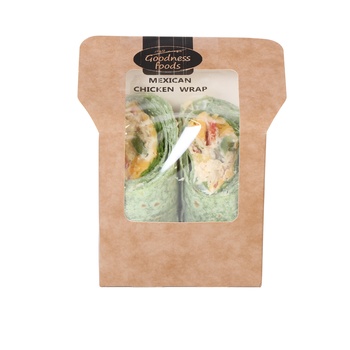 Goodness Food  Mexican Chicken Spinach Wrap
