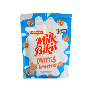 Britannia Milk Bikis Minis Cream Bag 200g