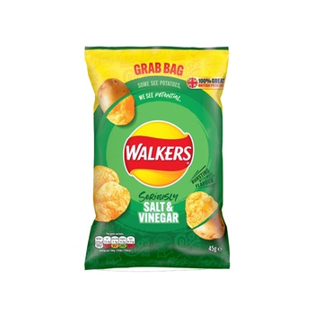 Walkers Salt And Vinegar Crisps 45g