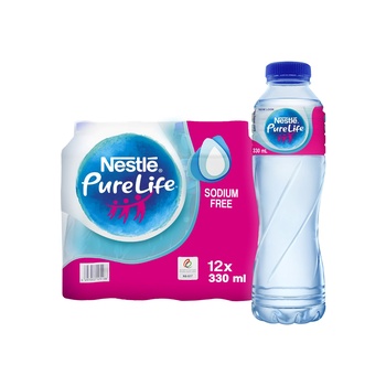 Nestle Pure Life Bottled Water 330ml pack of 12