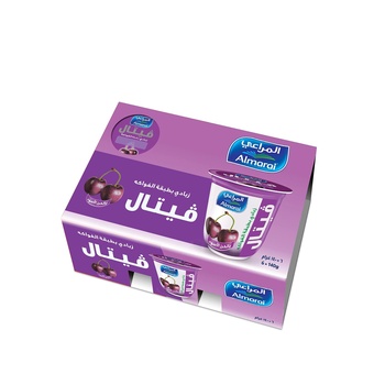 Almarai Yoghurt Vetal Layerd Black Cherry 6X140g