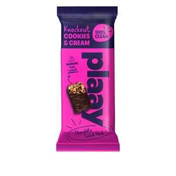 Plaay Cookies & Cream Chocolate Bar 35g