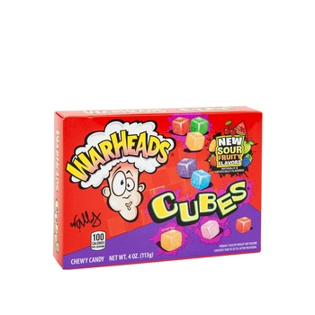 Warheads Sour Chewy Cubes 113g