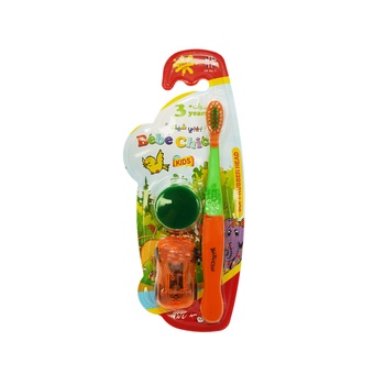 Bebe Chic Toothbrush Soft Tip Bristles With Helm Toy