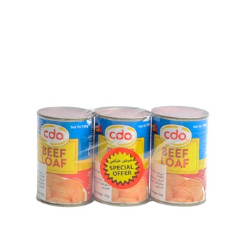 CDO Beef Loaf 150g Pack of 3