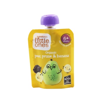 Sainsburys Little Ones Pear Prune And Banana 70g