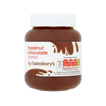Sainsburys Hazelnut Chocolate Spread 400g