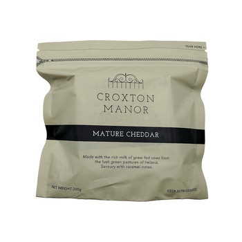 Croxton Manor Mature Cheddar Block 200G