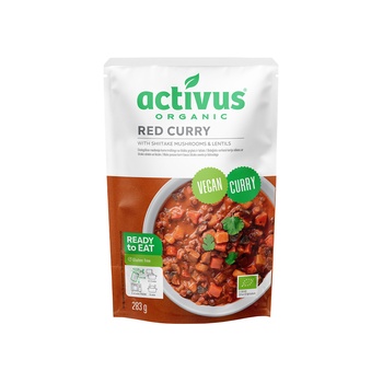 Auga Organic Red Curry Shiitake Mushrooms and Lentils