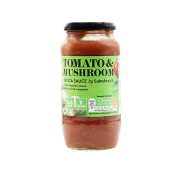 Sainsburys Tomato And Mushroom Pasta Sauce 500g