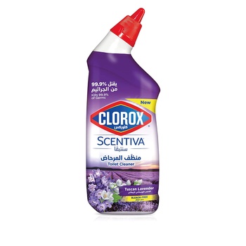 Clorox Scentiva Toilet Cleaner 709ml Tuscan Lavender Bleach Free Toilet Bowl Cleaner