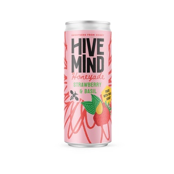 Hive Mind Strawberry and Basil 330ml