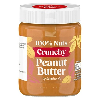 Sainsbury’s 100% Nuts Crunchy Peanut Butter 340g