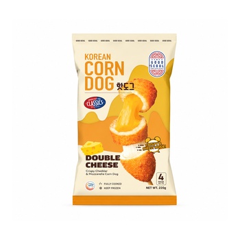 Good Seoul Double Cheese Korean Corn Dog 320g