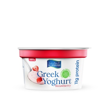 Al Rawabi Greek Yoghurt Strawberry 180g