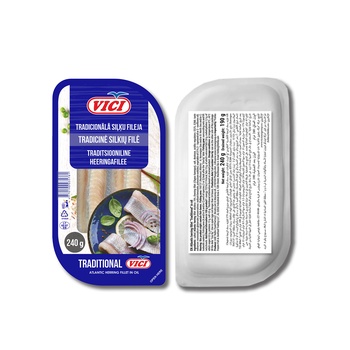 Vici Tradinional Atlantic Herring Fillet in Oil 240g