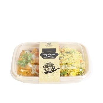Goodness Food Veg Korma With Vegetable Pilaf
