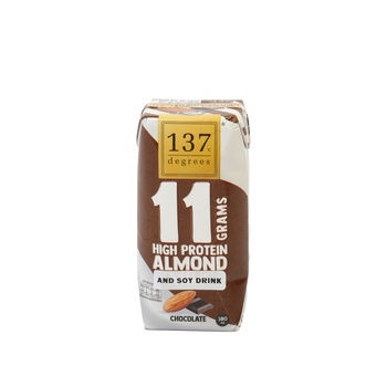 137 Degrees High Protein Almond Milk with Soya Chocolate 180ml