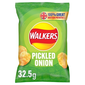 Walkers Chips Pickled Onion 32.5g