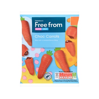 Sainsburys Free From Chocolate Filled Carrot 70g