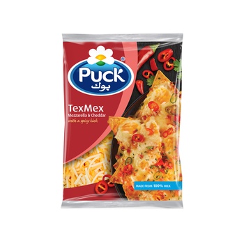 Puck Texmex Mozarella And Cheddar 400g