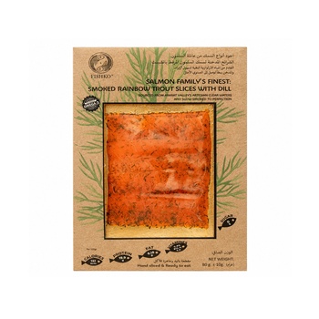 Fishko Smoked Trout Sliced 80G With Dill