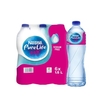 Nestle Pure Life Bottled Water 1.5 Liters Pack Of 6