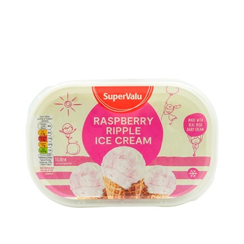Supervalu Ice Cream Ripple Tub 1 ltr