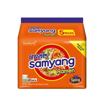 Samyang Ramen Noodle Soup 5x120g