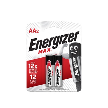 Energizer Max AA2 Alkaline Batteries
