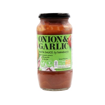 Sainsburys Onion And Garlic Pasta Sauce 500g