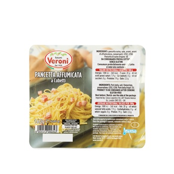 Veroni Pancetta Cubes Smoked 2X80g
