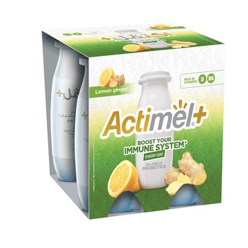 Actimel Lemon Ginger 4x93ml