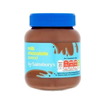 Sainsburys Milk Chocolate Spread 400g