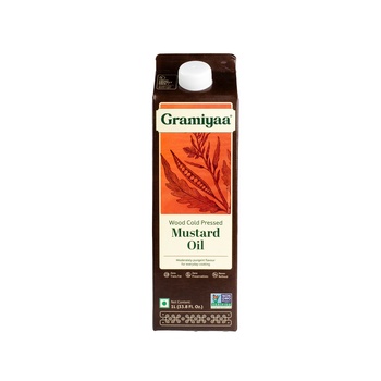 Gramiyaa Wood Cold Pressed Mustard Oil 1 ltr
